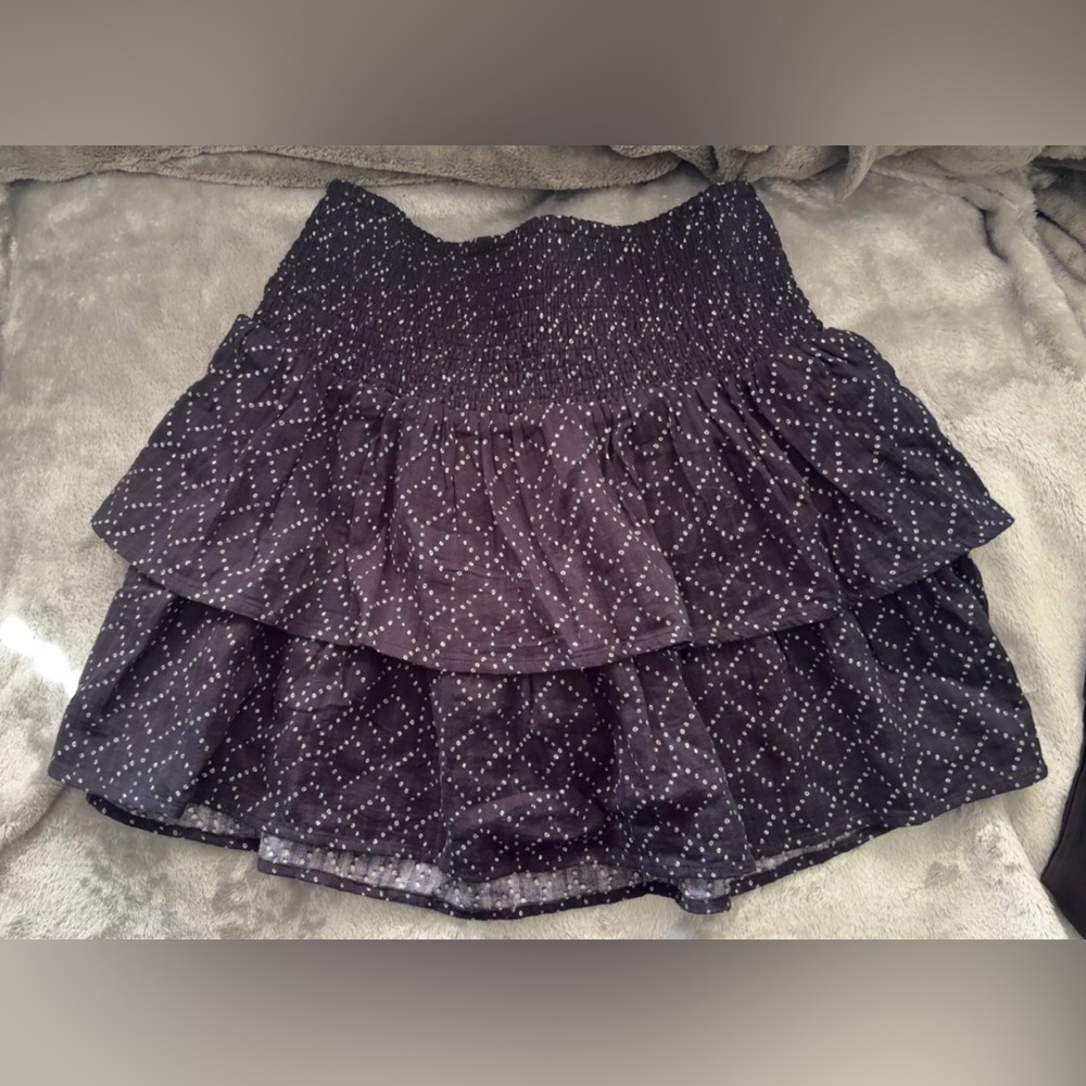 Universal Thread Navy and White Mini Skirt